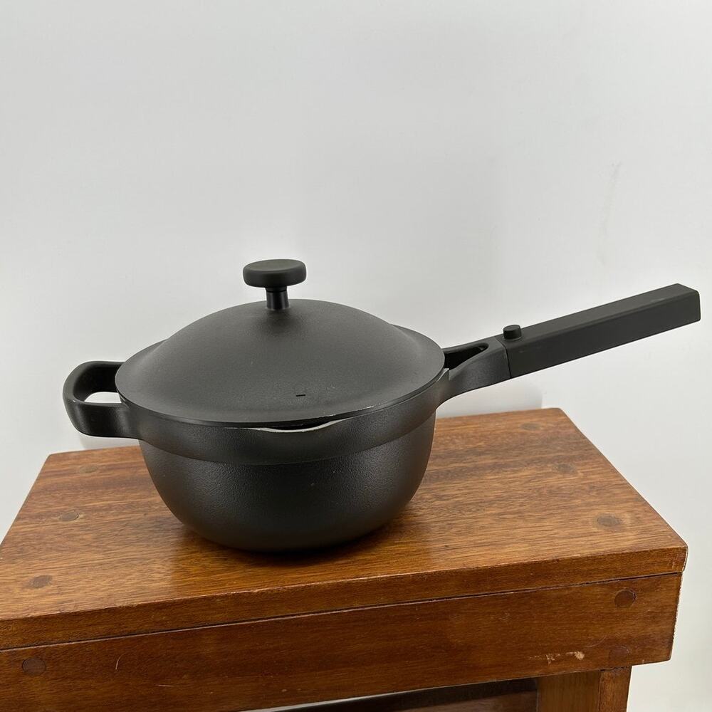 OUR PLACE Mini Perfect Pot 2.5 qt. 8.5 in. Char Gris Anthracite NO BOX OR SPOON